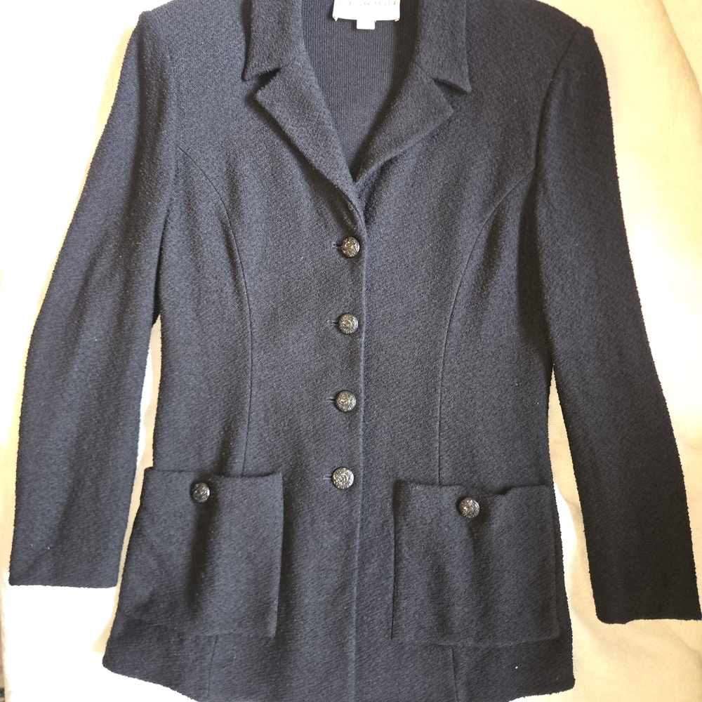 St. John Collection Black Blazer